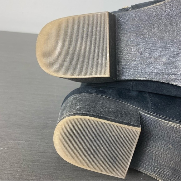 DIBA Side Zipper Tassel Black Bootie Boot - Picture 8 of 12